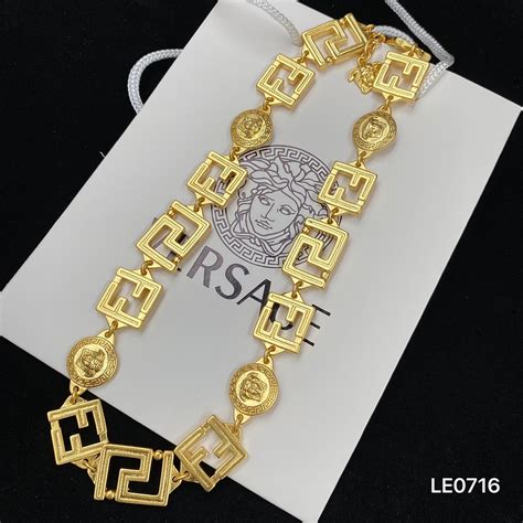 fake versace necklace|custom solid gold versace necklace.